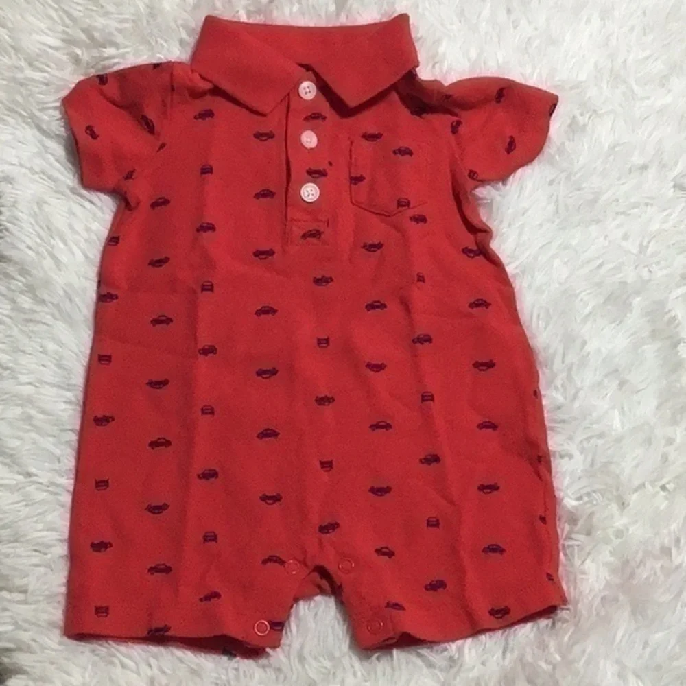 ☄Carter’s Classic Cars Print One Piece-Size 6 Mos